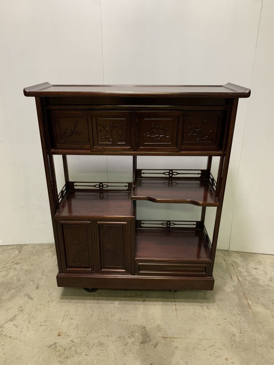 レトロ 木製 茶箪笥 飾り棚 和家具 収納棚 公式直販 DI193）アンティーク 昭和レトロ 和家具 茶棚 茶箪笥 飾り棚
