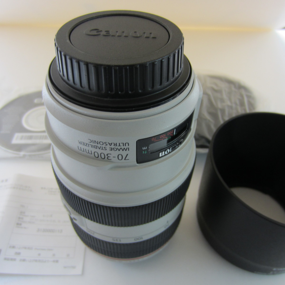 訳あり品】CANON EF70-300mm f4-5.6L IS USM + PROTECT FILTER 67mm 