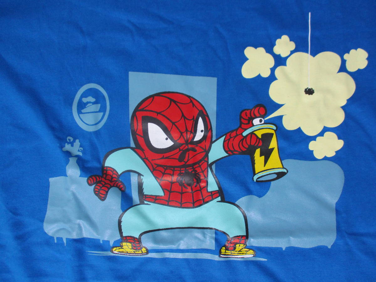 おもしろtシャツ 青 ブルー Lサイズ クモが苦手なスパイダーマン パロディ ユニーク かわいい 映画 アメコミ オシャレ おすすめ イラスト キャラクター 売買されたオークション情報 Yahooの商品情報をアーカイブ公開 オークファン Aucfan Com