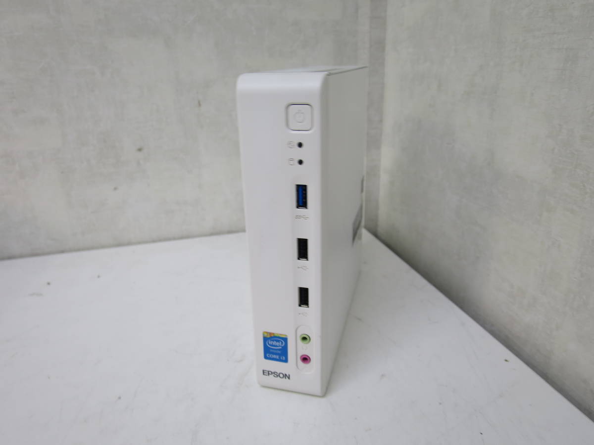 511★EPSON Endeavor ST170E Core i3 4100M　HDD/無 メモリ/4GB　BIOS確認