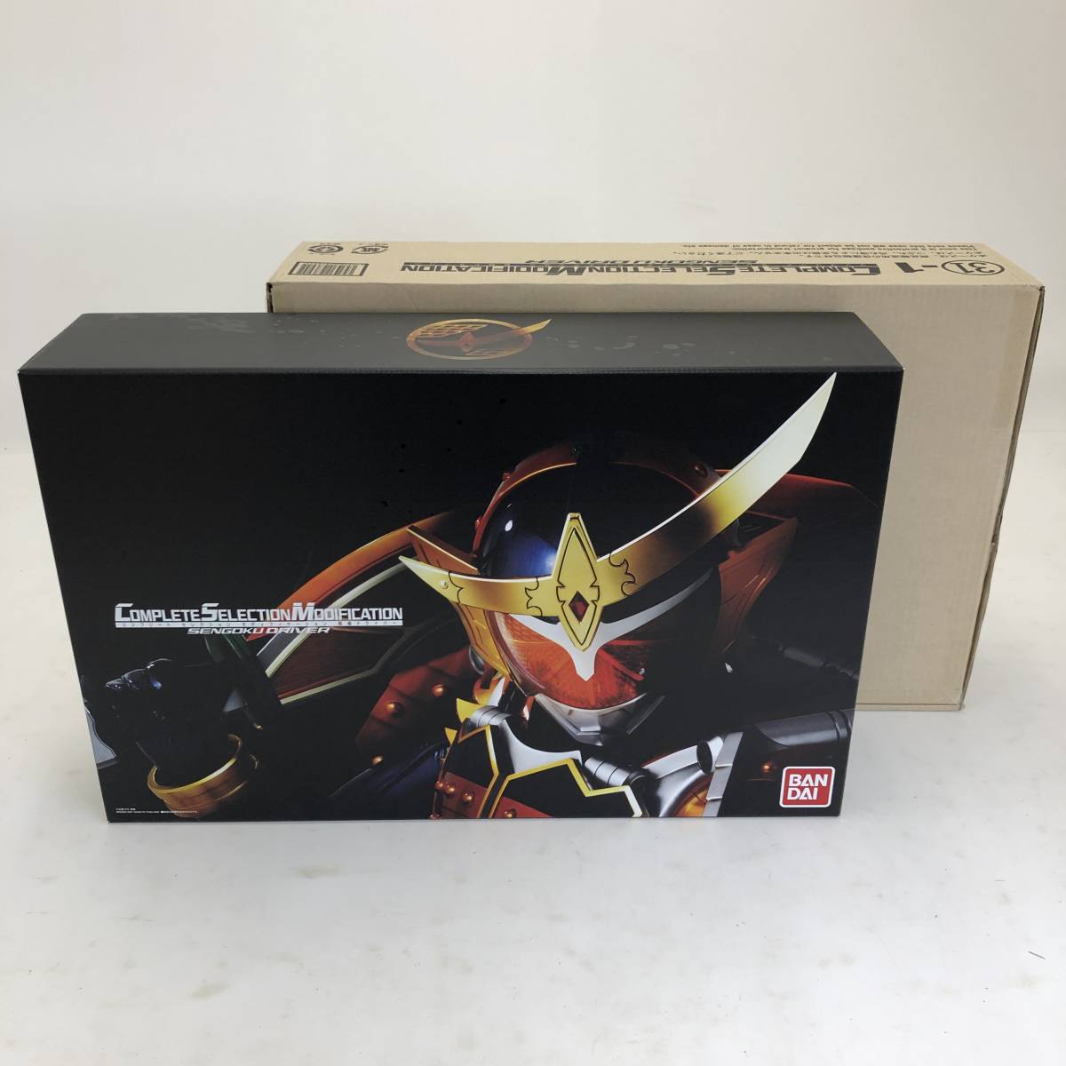 CSM戦極ドライバー COMPLETE SELECTION MODIFICATION　仮面ライダー鎧武 バンダイ 輸送箱付き 【中古品】