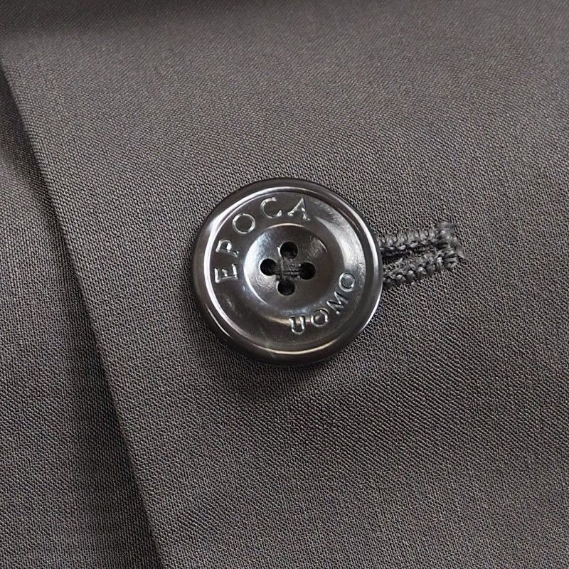 新品 定価4.7万 エポカウォモ リネン混 ラミー ストレッチ ジャケット 50(XL) ブレザー メンズ 春夏 EPOCA UOMO 灰 L528 リネン evam eva ドビーストレッチシャツ 生地の森 ／着