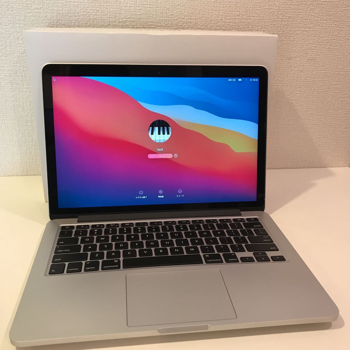 充放電回数4回！】Apple MacBook Pro Retina 13-inch 2015 Core i7 3.1 
