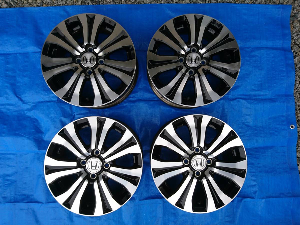ホンダ フリード GP3 純正 アルミホイール 15×5.5J インセット50 PCD100 4穴 美品 フリード FIT GB3 GE6 GP1 GK3