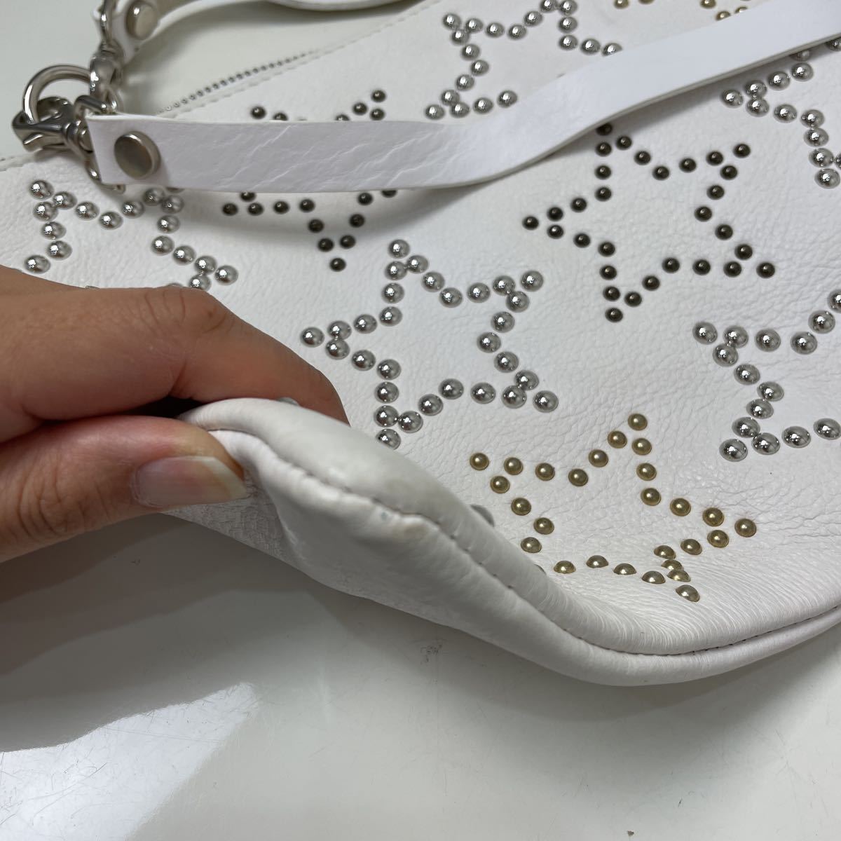 NANNI MILANO スタッズショルダーバッグ｜バッグ