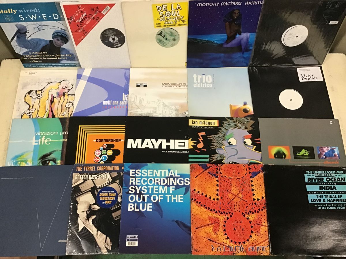 12inch クラブミュージック HOUSE TECHNO HIP HOP R&B 他 レコード まとめ 大量 まとめて 90点セット [9288SH]