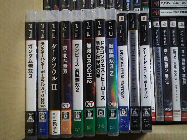 ジャンク 【まとめ売り】PS.PSP.PS2.PS3.Wii.DS.3DSゲームソフト90本