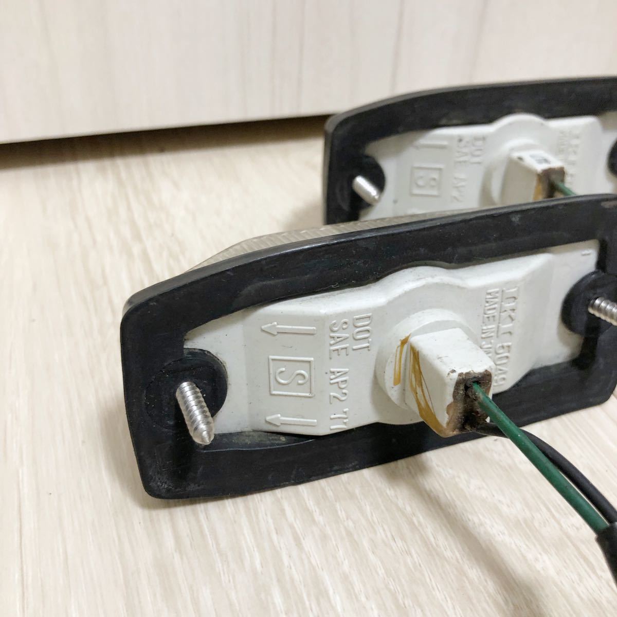 フェアレディS130Z 当時物 輸出用フロントウインカーASSY左右セット 