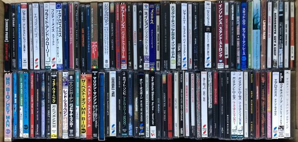1円スタート◇メタル・ハードロック HR/HM CD まとめて100枚セット｜LED ZEPPELIN｜GUNS N' ROSES｜QUEEN｜FIREHOUSE [GA004]