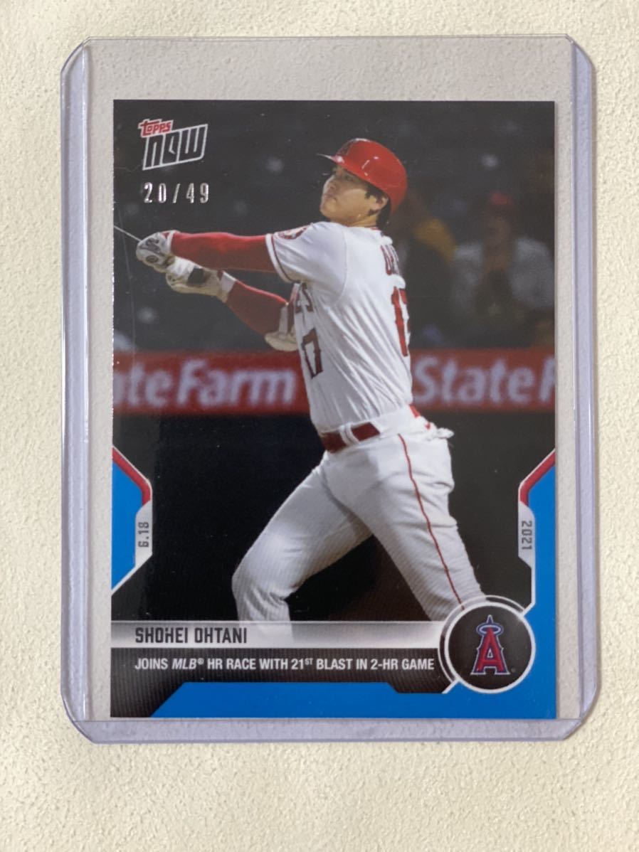 49枚限定カード大谷翔平-2021MLBTOPPSNOWカード379 【公式通販】