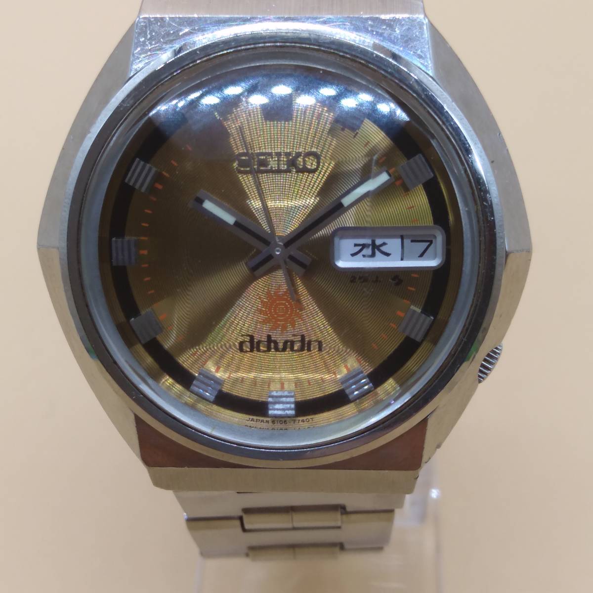 セイコーアドバン SEIKO advan 機械式自動巻腕時計 25石 6106-7570 