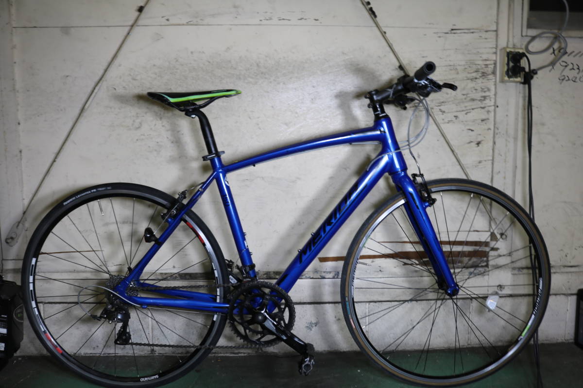 MERIDA CROSSWAY150 700Cアルミ 2X8S 500mmクロス 良品！MERIDA CROSSWAY150 700C 500mm アルミ 2X8S CLARIS クロス