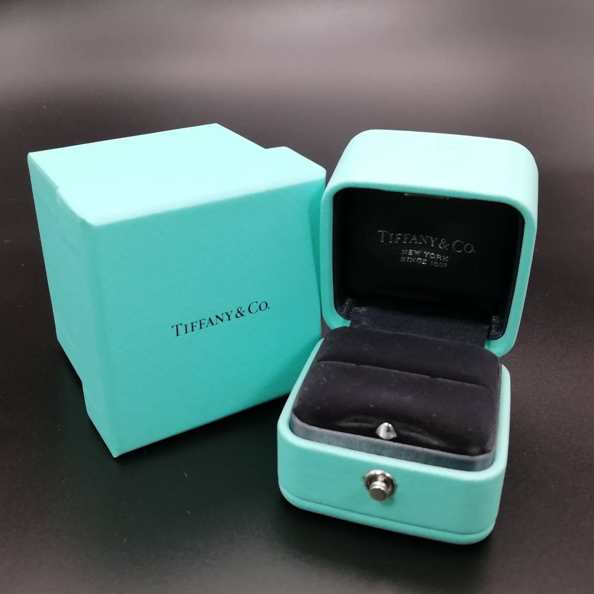 希少 未使用 Tiffany&Co. ティファニー ブルー リング ボックス BOX