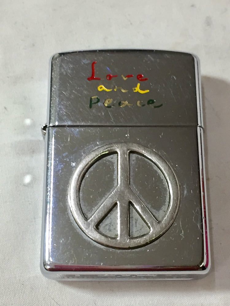 ZIPPO ジッポ オイルライター 【ラブ アンド ピース 1998年製 ZIPPO ジッポ オイルライター 【ラブ アンド ピース 1998年製