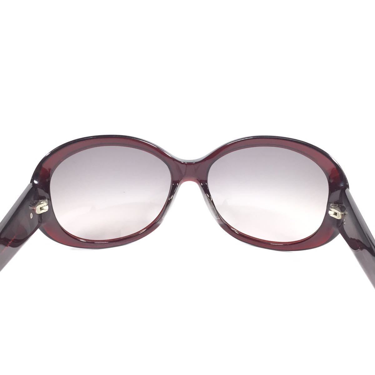 ロエベ】本物 LOEWE サングラス ロゴテンプル SLW700G ボルドー 