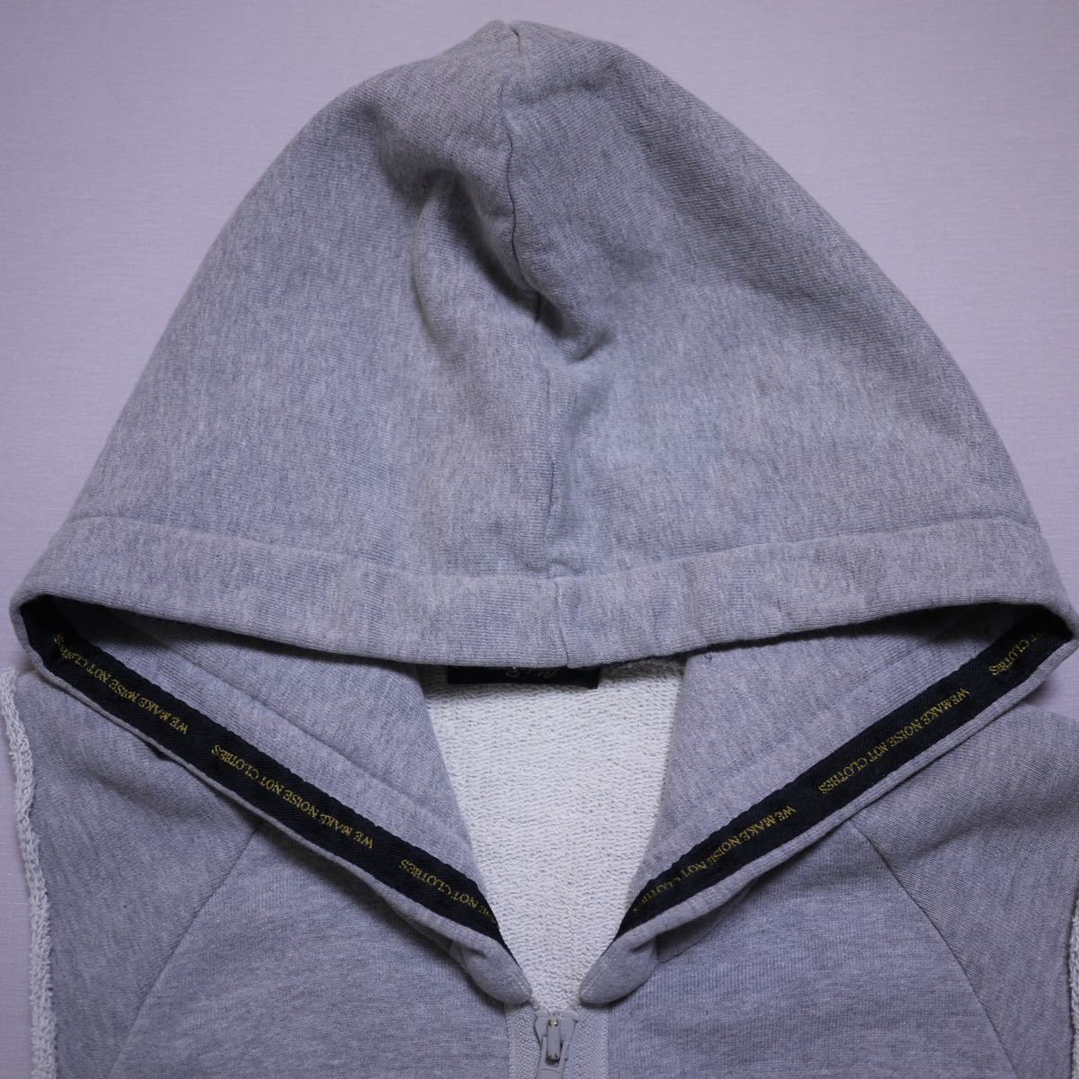 09ss UNDERCOVER CUT OFF SWEAT HOODIE Size 3 アンダーカバー カット 