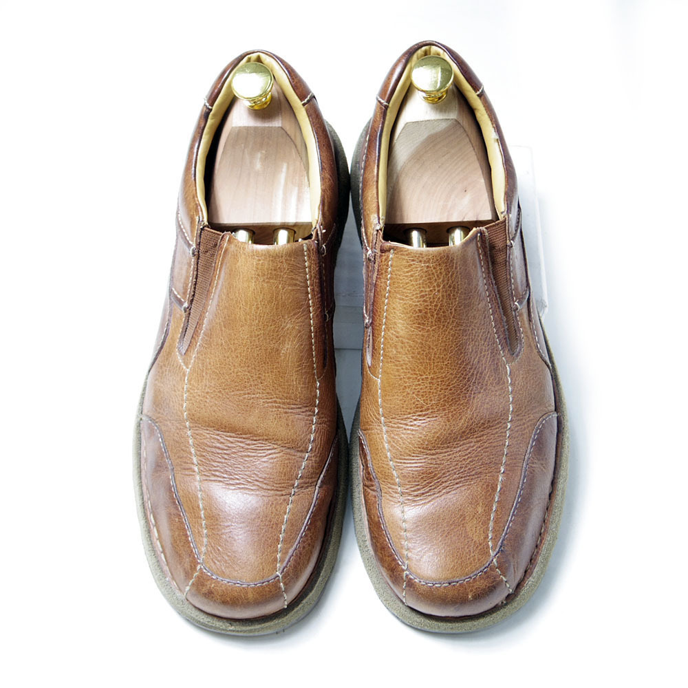 ドクターマーチン 英国製 5ホール Kutsuya Ikeda 0 UK9.5　28.5cm相当　Dr.Martens　ドクターマーチン　スリッポン　レザー　シューズ　ブーツ　革靴　ブラウン　スニーカー　/U3858