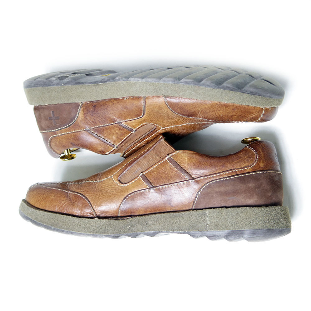 ドクターマーチン 英国製 5ホール Kutsuya Ikeda 0 UK9.5　28.5cm相当　Dr.Martens　ドクターマーチン　スリッポン　レザー　シューズ　ブーツ　革靴　ブラウン　スニーカー　/U3858