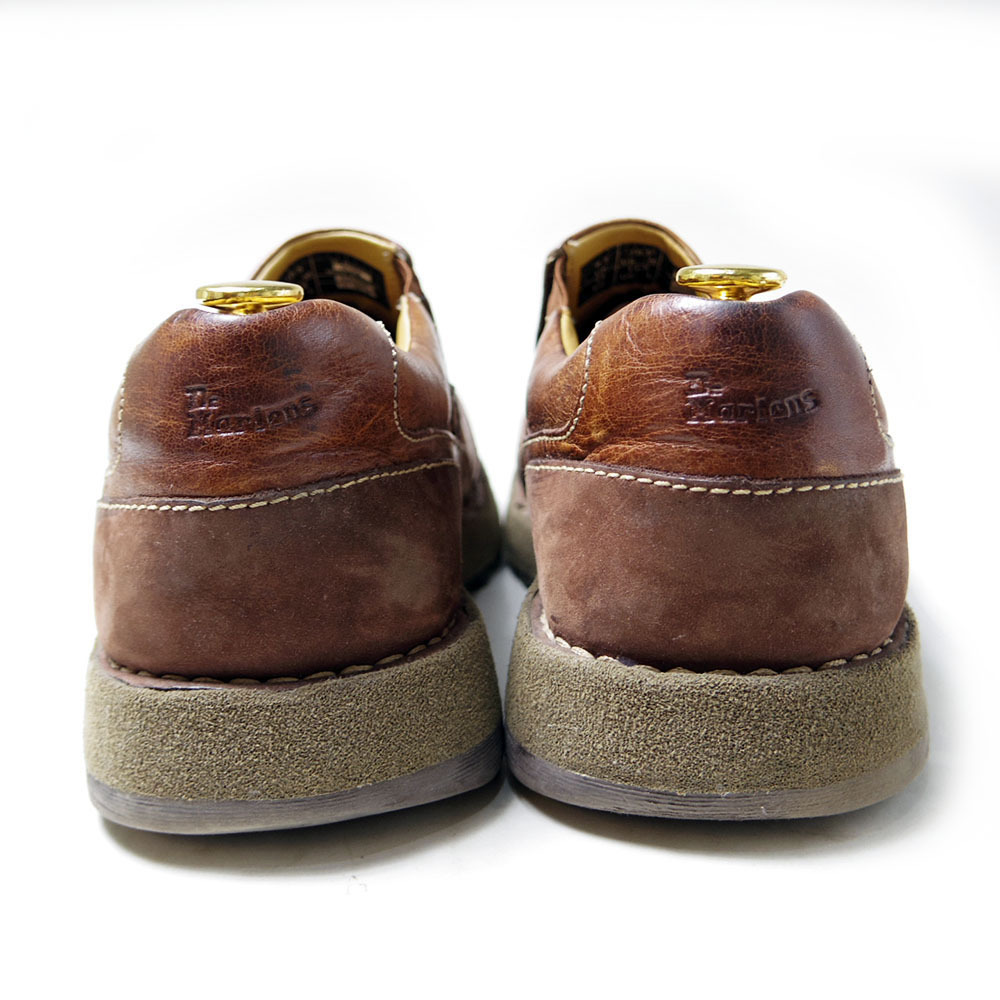 ドクターマーチン 英国製 5ホール Kutsuya Ikeda 0 UK9.5　28.5cm相当　Dr.Martens　ドクターマーチン　スリッポン　レザー　シューズ　ブーツ　革靴　ブラウン　スニーカー　/U3858