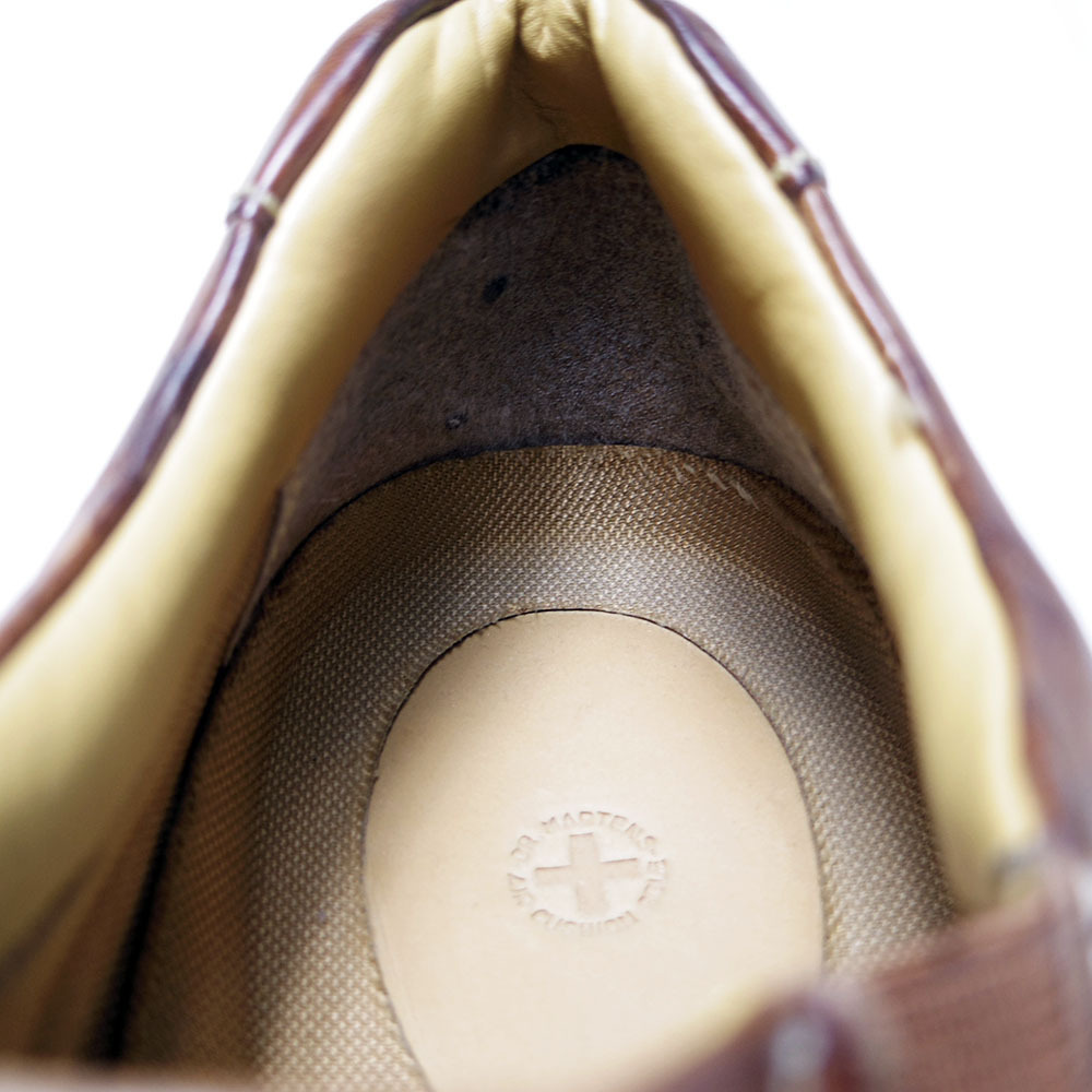 ドクターマーチン 英国製 5ホール Kutsuya Ikeda 0 UK9.5　28.5cm相当　Dr.Martens　ドクターマーチン　スリッポン　レザー　シューズ　ブーツ　革靴　ブラウン　スニーカー　/U3858