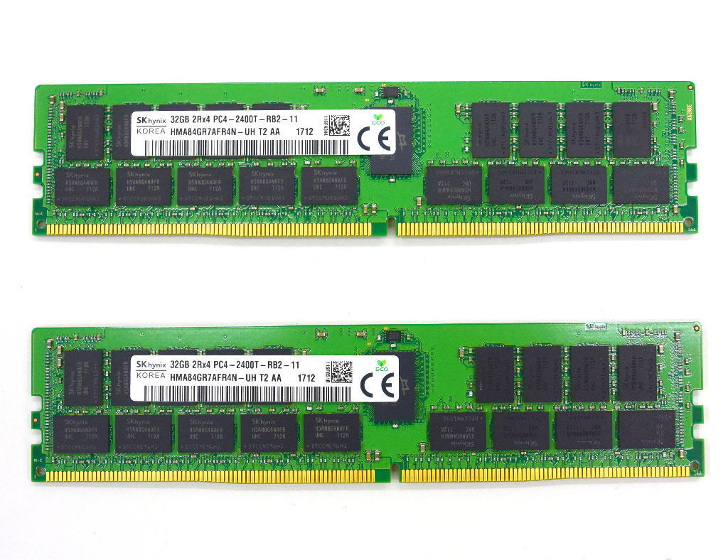 PCパーツ SK hynix DDR4 32GB（16GB×2枚）PC4-2400